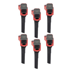 PartzBiz CM 826016 - คอยล์จุดระเบิด MSD - Ford EcoBoost - 2.7L / 3.0L V6 - สีแดง - 6-Pack PartzBiz CM 826016 - คอยล์จุดระเบิด MSD - Ford EcoBoost - 2.7L / 3.0L V6 - สีแดง - 6-Pack
