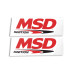 PartzBiz CM: 82694-คอยล์จุดระเบิด MSD - Blaster Series - เหมาะกับ Hyundai และ KIA 1.6L Turbo - สีแดง - 4-Pack