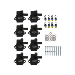 PartzBiz CM 828583 - คอยล์จุดระเบิด MSD - Pro Power Series - เครื่องยนต์ GM LS1/LS6 - สีดำ - 8 แพ็ค