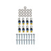 PartzBiz CM: 828583-คอยล์จุดระเบิด MSD - Pro Power Series - เครื่องยนต์ GM LS1/LS6 - สีดำ - 8 แพ็ค