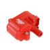 PartzBiz CM: 82858-คอยล์จุดระเบิด MSD - Pro Power Series - เครื่องยนต์ GM LS1/LS6 - สีแดง - 8 แพ็ค