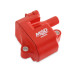 PartzBiz CM: 82858-คอยล์จุดระเบิด MSD - Pro Power Series - เครื่องยนต์ GM LS1/LS6 - สีแดง - 8 แพ็ค