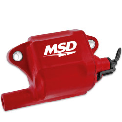 PartzBiz CM 8287 - MSD Ignition Coil - Pro Power Series - GM LS2/LS7 Engines - Red