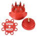 PartzBiz CM: 84315-MSD Red Cap/Rotor Kit PartzBiz CM: 84315-MSD Red Cap/Rotor Kit