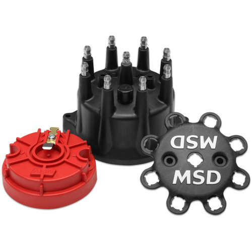 PartzBiz CM: 84317-Black Small Diameter Cap and Rotor Kit PartzBiz CM: 84317-Black Small Diameter Cap and Rotor Kit