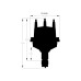 PartzBiz CM: 8485-VW Billet Distributor PartzBiz CM: 8485-VW Billet Distributor