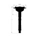 PartzBiz CM: 8486-Super Tall Block Crab Cap Distributor, Chevy V8