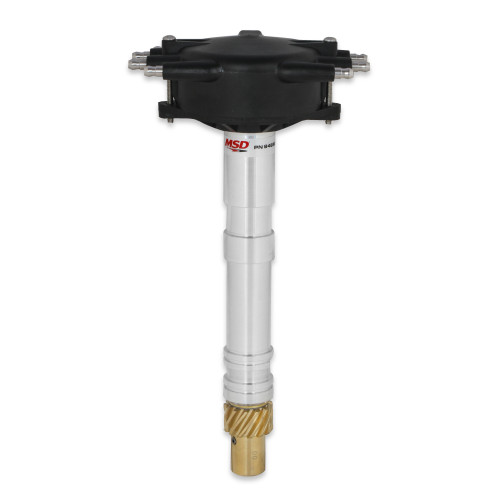 PartzBiz CM: 84893-Chevy Crank Trigger Distributor with Black Crab Cap