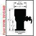 PartzBiz CM: 85061-Ford 351W Sync Plug PartzBiz CM: 85061-Ford 351W Sync Plug
