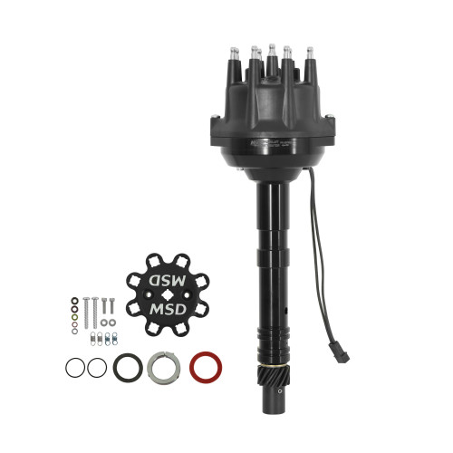 PartzBiz CM: 85703-MSD Black Small Diameter Chevy V8 Pro-Billet Distributor PartzBiz CM: 85703-MSD Black Small Diameter Chevy V8 Pro-Billet Distributor