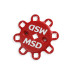 PartzBiz CM: 85786-MSD Distributor, Ford 351W, Billet, Small Cap, Steel Gear