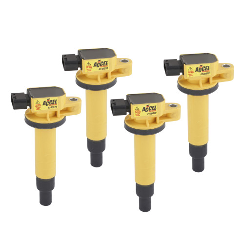 PartzBiz CM: 140078-4-คอยล์จุดระเบิด ACCEL - SuperCoil - Scion - 1.5L - I4 - 4-Pack
