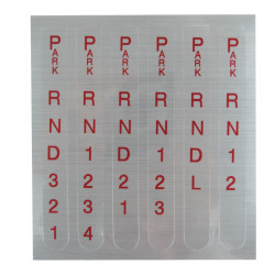 PartzBiz CM 80848 - B&M Indicator Decal PartzBiz CM 80848 - B&M Indicator Decal