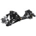 PartzBiz CM: 032080-DDS-ระบบกันสะเทือนหน้า Detroit Speed ​​SpeedMAX - โช้คอัพคู่ปรับได้ - ขายึด SBC