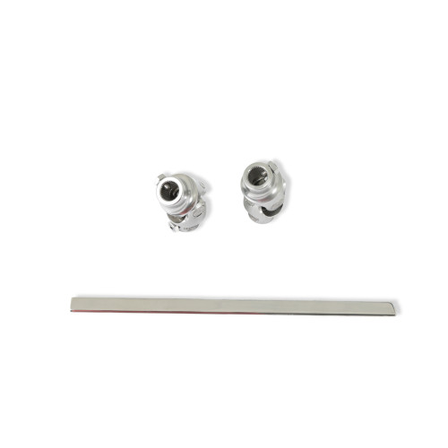 PartzBiz CM: 092502DS-Detroit Speed Steel Intermediate Shaft  - Ididit Column 1 in.-48 column output shaft