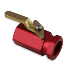 PartzBiz CM 230500ERL - Earl's Aluminum Shut-Off Valve - Red