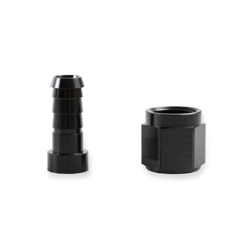 PartzBiz CM: AT700112ERL-Earl's Auto-Crimp Hose End - Straight - Size -12 - Black