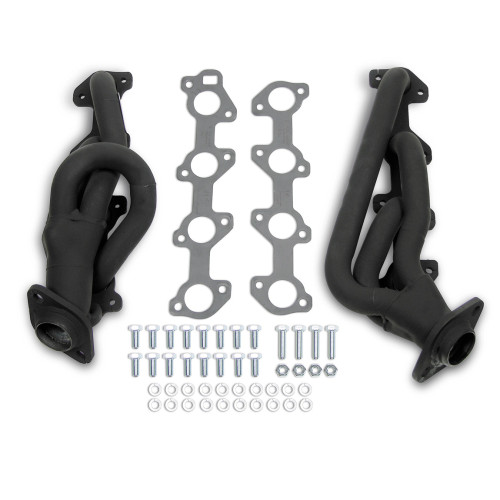 PartzBiz CM: 91944FLT-Flowtech Shorty Headers - Black Painted
