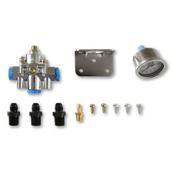 PartzBiz CM 12-882KIT - ชุดควบคุมแรงดันน้ำมันเชื้อเพลิงบายพาส Holley Die Cast EFI