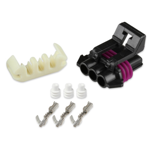 PartzBiz CM: 570-223-MTRIPACK, 3 ช่อง, ตัวเมีย, สีดำ