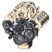 PartzBiz CM: 20-291BK-Holley Black Mid-Mount Complete Accessory System