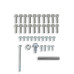 PartzBiz CM: 302-107-Holley Oil Pan Hardware - With Turbo Drain Port Plug - 7.3L Ford Godzilla
