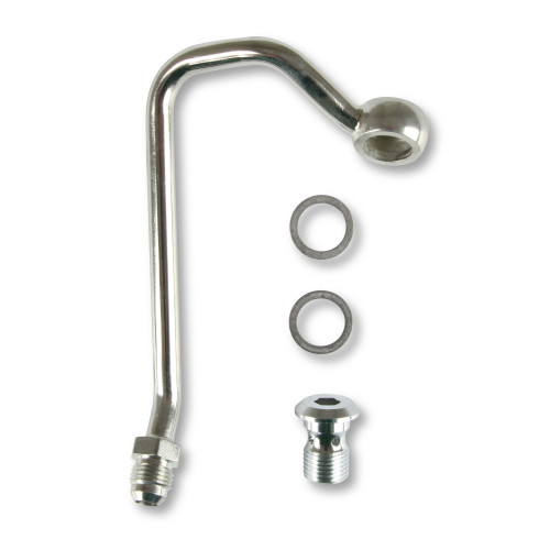 PartzBiz CM: 198-205-Holley Power Steering Hardline for Saginaw Type II Pumps