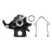 PartzBiz CM: 20-293BK-Holley Premium Black Mid-Mount Complete Accessory System