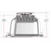 PartzBiz CM: 241-137-Holley Valve Covers - Muscle Series - Finned - SBC - Polished
