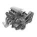 PartzBiz CM: 241-402-Tall LS Valve Cover with Bowtie/Chevrolet Logo - Satin Black Machined Finish