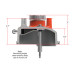 PartzBiz CM: 241-164-Tall LS Valve Covers - Factory Orange