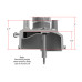 PartzBiz CM: 241-110-Tall LS Valve Covers - Natural Cast