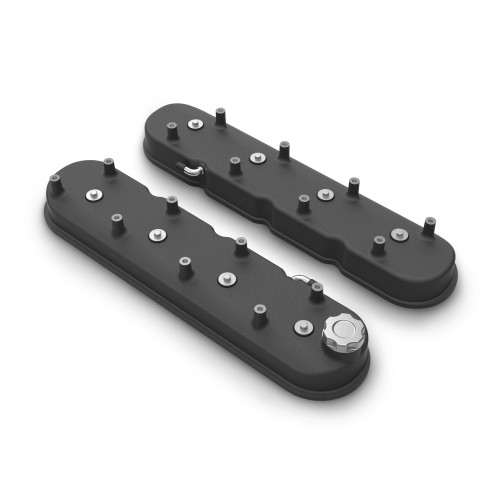 PartzBiz CM: 241-112-Tall LS Valve Covers - Satin Black