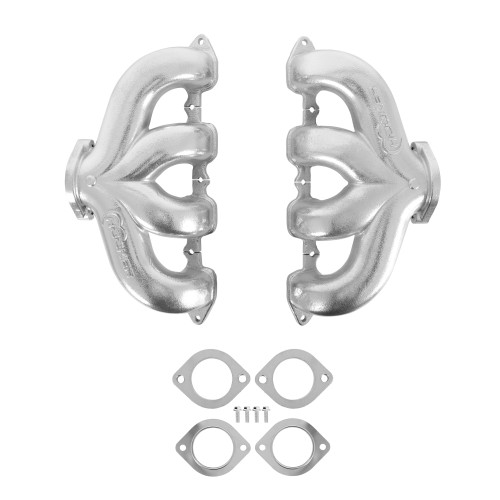 PartzBiz CM: BHS5189-Hooker BlackHeart LT Swap Exhaust Manifolds - Center Dump - เซรามิกสีเงิน PartzBiz CM: BHS5189-Hooker BlackHeart LT Swap Exhaust Manifolds - Center Dump - เซรามิกสีเงิน