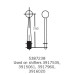 PartzBiz CM: 5387238-Hurst Competition/Plus Shifter Stick - โครเมียม PartzBiz CM: 5387238-Hurst Competition/Plus Shifter Stick - โครเมียม