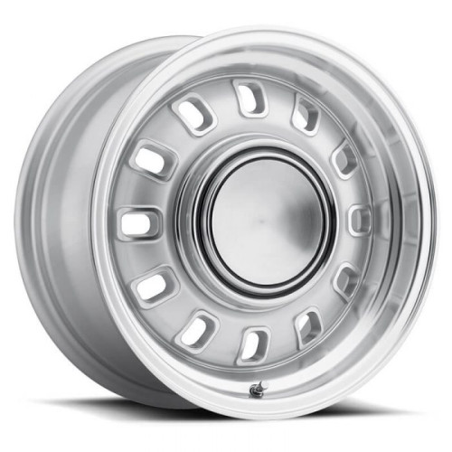 PartzBiz CM: LW60-50754S-Legendary Wheels 12 Slot - 15 x 7 in. - 5 x 4.5 - 4.25 BS - Silver PartzBiz CM: LW60-50754S-Legendary Wheels 12 Slot - 15 x 7 in. - 5 x 4.5 - 4.25 BS - Silver