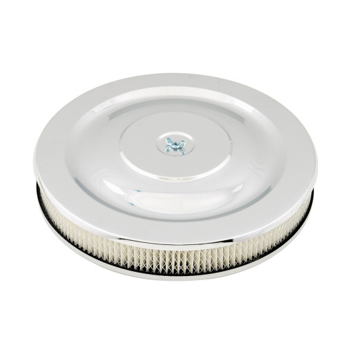 PartzBiz CM: 1480-Mr. Gasket เครื่องฟอกอากาศ - เส้นผ่านศูนย์กลาง 14 นิ้ว x สูง 2-1/4 นิ้ว - โครเมียม PartzBiz CM: 1480-Mr. Gasket เครื่องฟอกอากาศ - เส้นผ่านศูนย์กลาง 14 นิ้ว x สูง 2-1/4 นิ้ว - โครเมียม