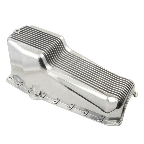PartzBiz CM: 5415-Mr. Gasket Oil Pan - Finned Polished Aluminum PartzBiz CM: 5415-Mr. Gasket Oil Pan - Finned Polished Aluminum