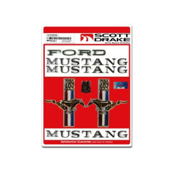 PartzBiz CM C7ZZ-6540282289 - Scott Drake Emblem Kit 289 PartzBiz CM C7ZZ-6540282289 - Scott Drake Emblem Kit 289