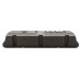 PartzBiz CM: 6A582-302-Scott Drake Aluminum Valve Cover with 302 Powered by Ford Logo Wrinkle Black Finish