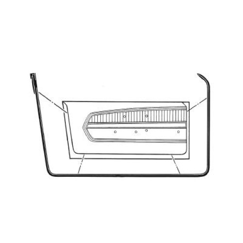 PartzBiz CM: C7ZZ-6520530-1A-Scott Drake Door Weatherstrip PartzBiz CM: C7ZZ-6520530-1A-Scott Drake Door Weatherstrip