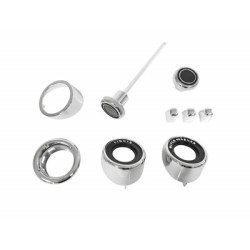 PartzBiz CM C9ZZ-10852-DLXK - Scott Drake Dash Bezel and Knob Kit PartzBiz CM C9ZZ-10852-DLXK - Scott Drake Dash Bezel and Knob Kit