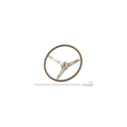 PartzBiz CM C5ZZ-3600-NK - Scott Drake Deluxe Steering Wheel Assembly (Woodgrain) PartzBiz CM C5ZZ-3600-NK - Scott Drake Deluxe Steering Wheel Assembly (Woodgrain)