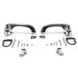 PartzBiz CM C9ZZ-6222404-5P - Scott Drake Exterior Door Handle Kit Chrome Show Quality PartzBiz CM C9ZZ-6222404-5P - Scott Drake Exterior Door Handle Kit Chrome Show Quality