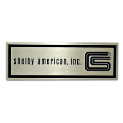 PartzBiz CM S1MS-6513208-T - Scott Drake Sill Plate Emblem, Shelby