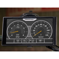PartzBiz CM 553-200 - Holley EFI 5-inch Digital Dash PartzBiz CM 553-200 - Holley EFI 5-inch Digital Dash