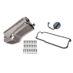 PartzBiz CM 6524FWND - Weiand Aluminum Oil Pan Kit PartzBiz CM 6524FWND - Weiand Aluminum Oil Pan Kit
