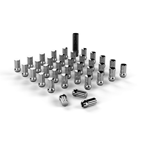 PartzBiz CM: 1050916-Spline Drive Lug Nut Kit - 9/16