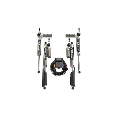 PartzBiz CM: 11-03-35-400-200-ชุดโช้คอัพ Falcon SP2 3.5 E-Adjust Piggyback สำหรับ Jeep JL 4dr (ยก 2-4.5 นิ้ว)