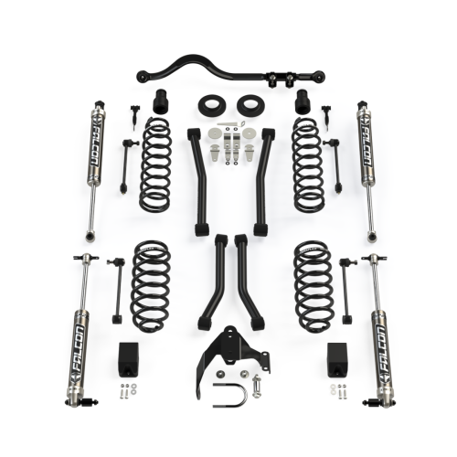 PartzBiz CM: 1342000-3'' Trail Select Adventure Kit W/ Falcon 2.1 Shocks JK Wrangler 2007-2018